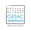 GESAC logo with colorful dots, text 