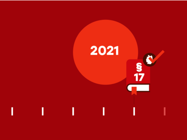 Roter Hintergrund mit großer orangefarbener Kreis, 